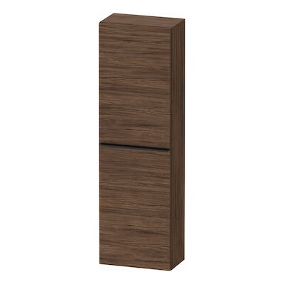 Hoge Kast Duravit D-Neo Kolomkast Wand 132 cm Linksdraaiend Mat Noten (Donker)