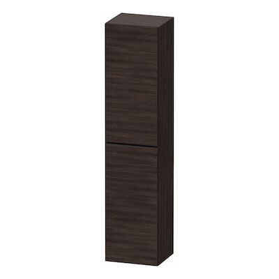 Hoge Kast Duravit D-Neo Kolomkast Wand 176 cm Linksdraaiend Mat Kastanje (Donker)