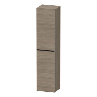 Hoge Kast Duravit D-Neo Kolomkast Wand 176 cm Linksdraaiend Mat Terra Eiken
