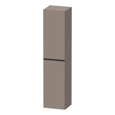 Hoge Kast Duravit D-Neo Kolomkast Wand 176 cm Rechtsdraaiend Mat Basalt