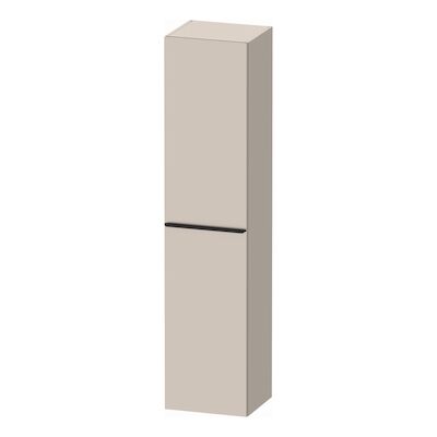 Hoge Kast Duravit D-Neo Kolomkast Wand 176 cm Rechtsdraaiend Mat Taupe