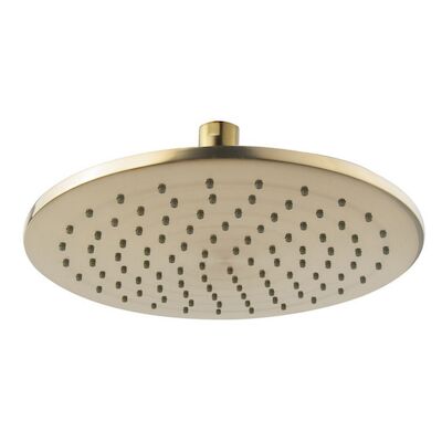 Hoofddouche BWS Cemal Rond 25×0,8 cm Antikalk Geborsteld Messing Goud