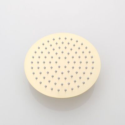 Hoofddouche BWS Gold Rond Geborsteld Messing Mat Goud 30 cm