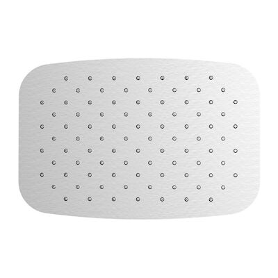 Hoofddouche BWS Ultra Ovaal 30x30x2 cm Geborsteld Staal
