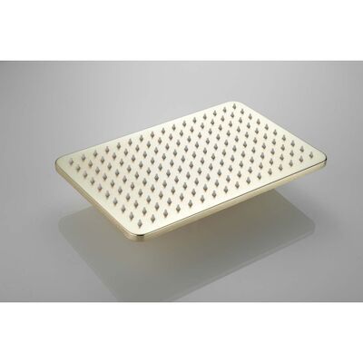 Hoofddouche BWS Vision Rechthoekig 30×20 cm Mat Goud