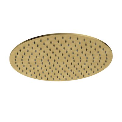 Hoofddouche Hotbath Archie 30 CM Geborsteld Messing PVD