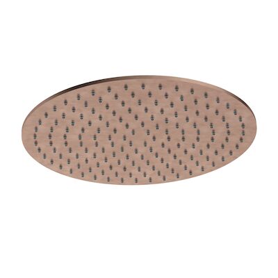 Hoofddouche Hotbath Cobber Opbouw 30 cm Geborsteld Koper PVD