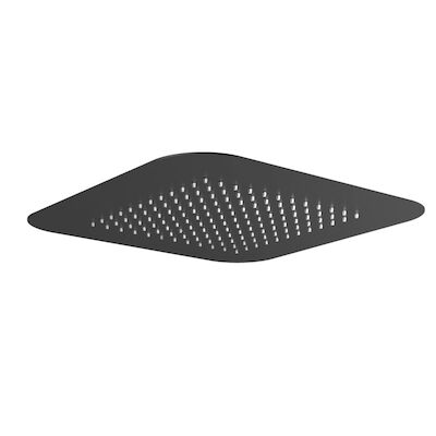 Hoofddouche Hotbath Gal Inbouw Vierkant 42×42 cm Geborsteld Gunmetal PVD
