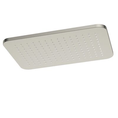 Hoofddouche Hotbath Gal Rechthoek 27×40 cm Geborsteld Nikkel PVD