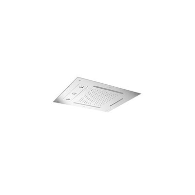 Hoofddouche Hotbath Mate 48×63 cm Triple Met Twist Inbouw LED Chroom