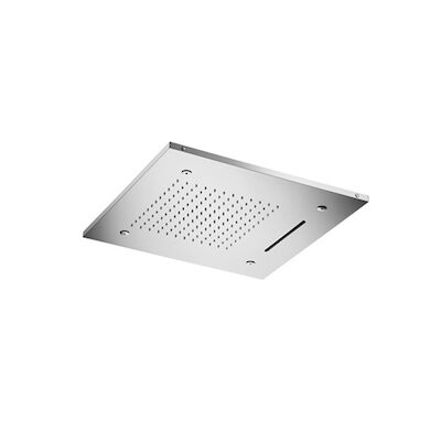 Hoofddouche Hotbath Mate 50×50 cm Triple Inbouw LED Chroom
