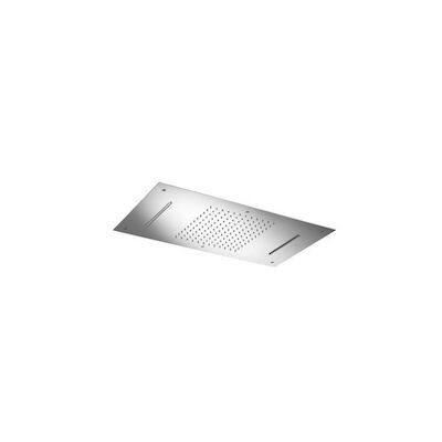 Hoofddouche Hotbath Mate Inbouw 38×70 Met Cascade Dualflow LED Chroom