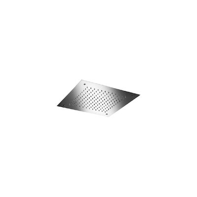 Hoofddouche Hotbath Mate Inbouw LED Vierkant 38×38 cm Chroom