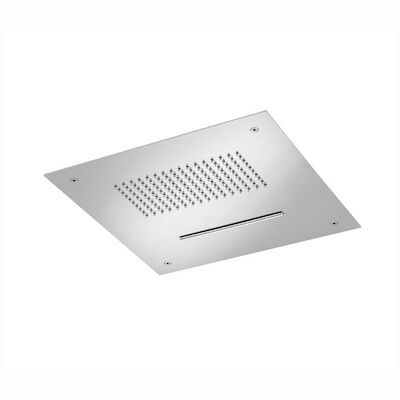 Hoofddouche Hotbath Mate Inbouw Met Cascade 38×38 cm Chroom