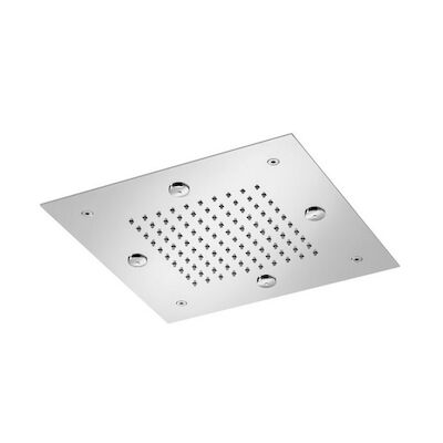 Hoofddouche Hotbath Mate Inbouw Met Mist Rechthoekig 30×26 cm Geborsteld Nikkel