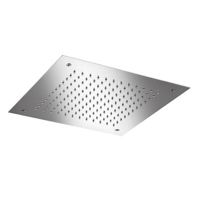 Hoofddouche Hotbath Mate Inbouw Vierkant 38×38 cm Geborsteld Nikkel