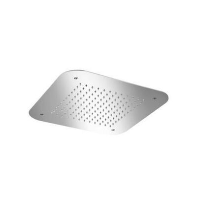 Hoofddouche Hotbath Mate Inbouw Vierkant 42×42 cm Geborsteld Nikkel