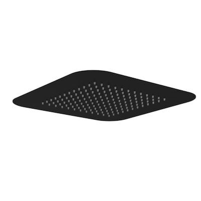 Hoofddouche Hotbath Mate Inbouw Vierkant 42×42 cm Mat Zwart