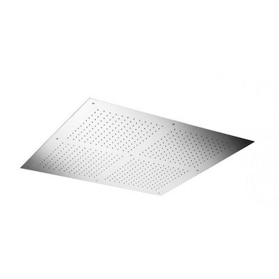 Hoofddouche Hotbath Mate Inbouw Vierkant 90×90 cm Geborsteld Nikkel