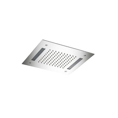 Hoofddouche Hotbath Mate Vierkant 30×30 cm LED Chroom