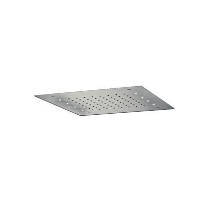 Hoofddouche LED It Rain Lagoo Nesso Multi Color LED met Afstandsbediening 30 x 30 cm RVS Geborsteld Nikkel