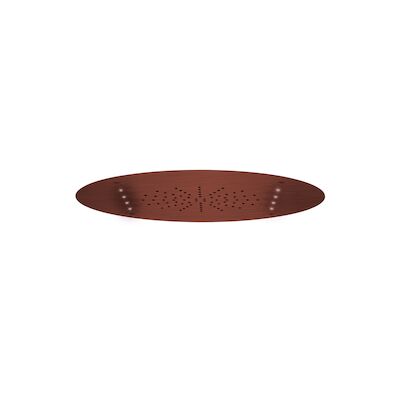 Hoofddouche LED It Rain Lagoo Nesso Multi Color LED met Afstandsbediening 42 cm RVS Geborsteld Koper PVD