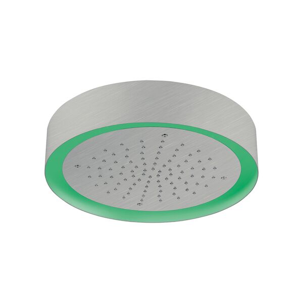 Hoofddouche Light Ring Lagoo Nesso Multi Color LED met Afstandsbediening 20 cm RVS Geborsteld Nikkel