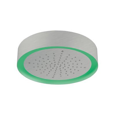 Hoofddouche Light Ring Lagoo Nesso Multi Color LED met Afstandsbediening 37 cm RVS Geborsteld Nikkel