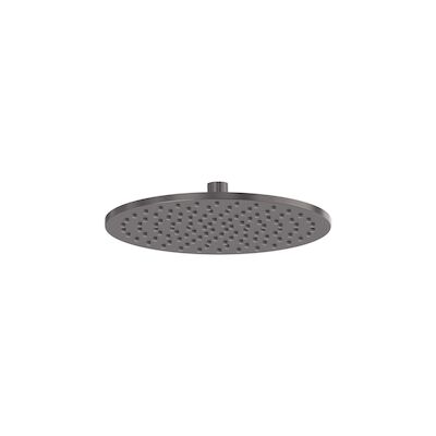 Hoofddouche MAY Medium 25 cm met Antikalk Nozzles Geborsteld Carbon Black PVD