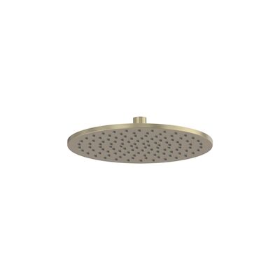 Hoofddouche MAY Medium 25 cm met Antikalk Nozzles Geborsteld Mat Goud PVD