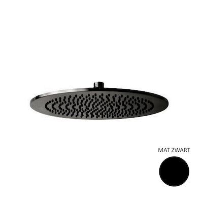 Hoofddouche Sanimex Giulini Rond 25 cm Mat Zwart