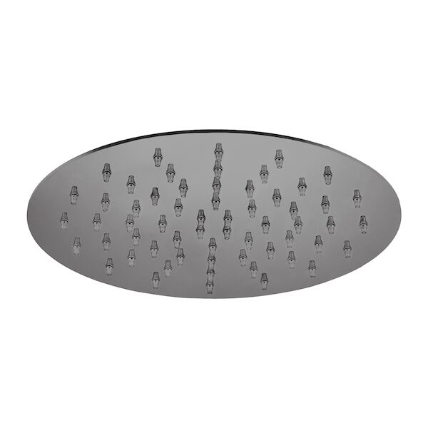 Hoofddouche Superslim Lagoo Nesso met Veiligheidsventiel 20 cm RVS Gunmetal