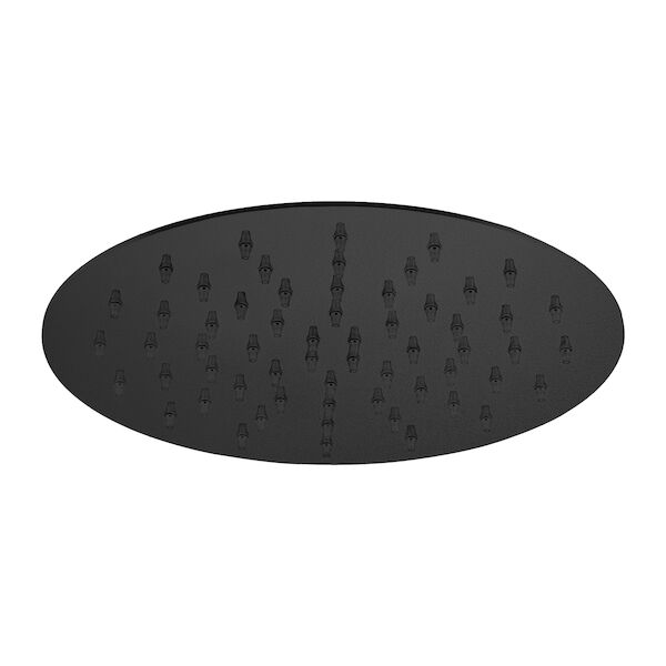 Hoofddouche Superslim Lagoo Nesso met Veiligheidsventiel 30 cm RVS Mat Zwart