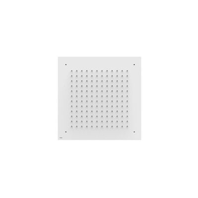 Hoofddouche Tres Plafond 38×38 cm Vierkant Patroon Mat Wit