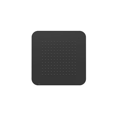 Hoofddouche Tres Plafond 42×42 cm Vierkant Patroon Ronde Hoeken Mat Zwart