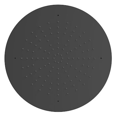 Hoofddouche Tres Plafond 50 cm Rond Mat Zwart