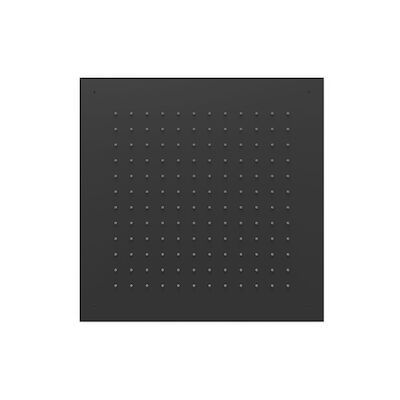 Hoofddouche Tres Plafond 50×50 cm Vierkant Patroon Mat Zwart