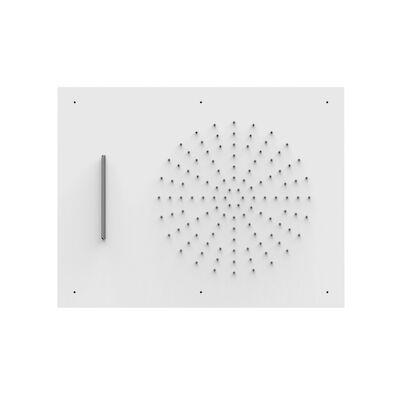 Hoofddouche Tres Plafond met Waterval 50×65 cm Mat Wit