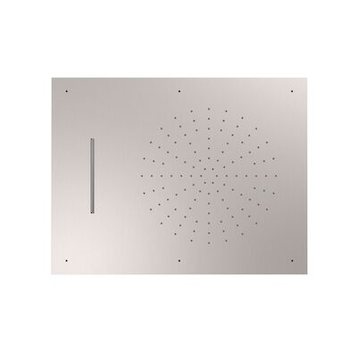 Hoofddouche Tres Plafond met Waterval 50×65 cm Staal