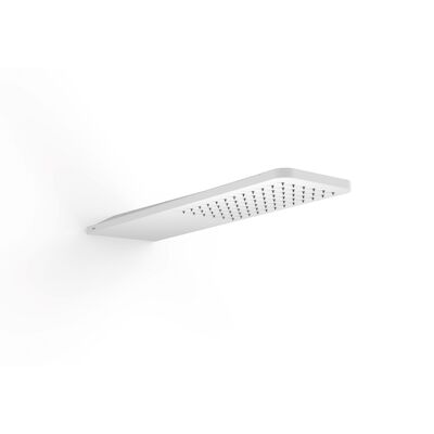 Hoofddouche Tres Wand 16×55 cm Ronde Hoeken Mat Wit