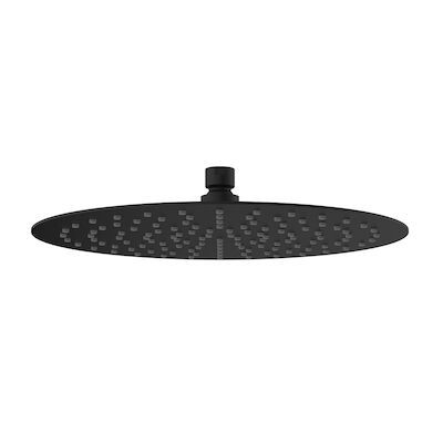 Hoofddouche Ufo Ultra Plat BWS 30 cm Mat Zwart