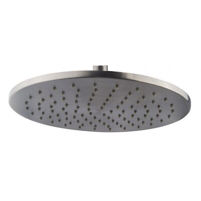 Hoofddouche Wiesbaden Caral Rond 25 cm Antikalk Gunmetal
