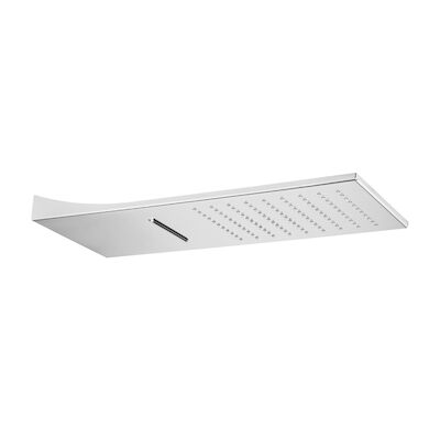 Hoofddouche X10 Lagoo Nesso met Cascade Functie 50 x 20 cm RVS Chroom