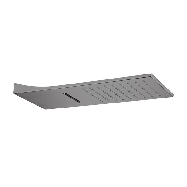 Hoofddouche X10 Lagoo Nesso met Cascade Functie 50 x 20 cm RVS Gunmetal PVD
