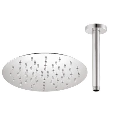Hoofddoucheset Superslim Lagoo Nesso met Hoofddouche 20 cm en Plafondbuis 30 cm RVS Chroom