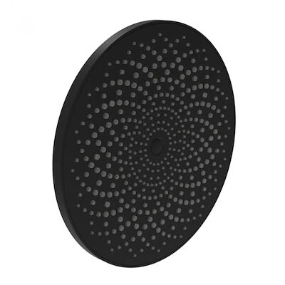 Hoofdouche Schutte Capri 26 cm Mat Zwart