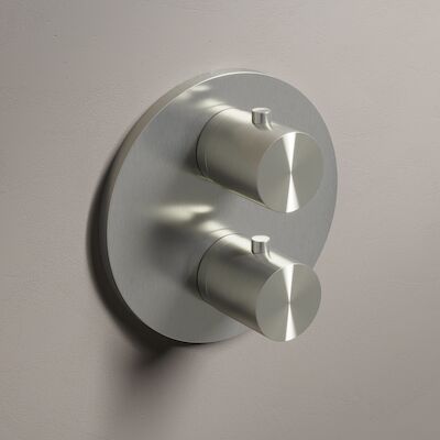 Hotbath Archie Afbouwdeel Inbouw Thermostaat Met 2 wegs RVS 316 AR009EXTIX