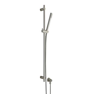 Hotbath Archie Glijstang 90 cm Met Wanduitlaat Doucheslang 150 cm En Handdouche RVS 316 AR307IX