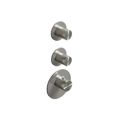 Hotbath Archie Inbouw Thermostaat High Flow Met 2 Stopkranen RVS 316 ARHR2
