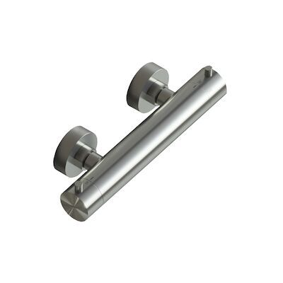 Hotbath Archie Thermostatische Douchemengkraan 1/2”Doucheslang Onderaansluiting RVS 316 AR008IX